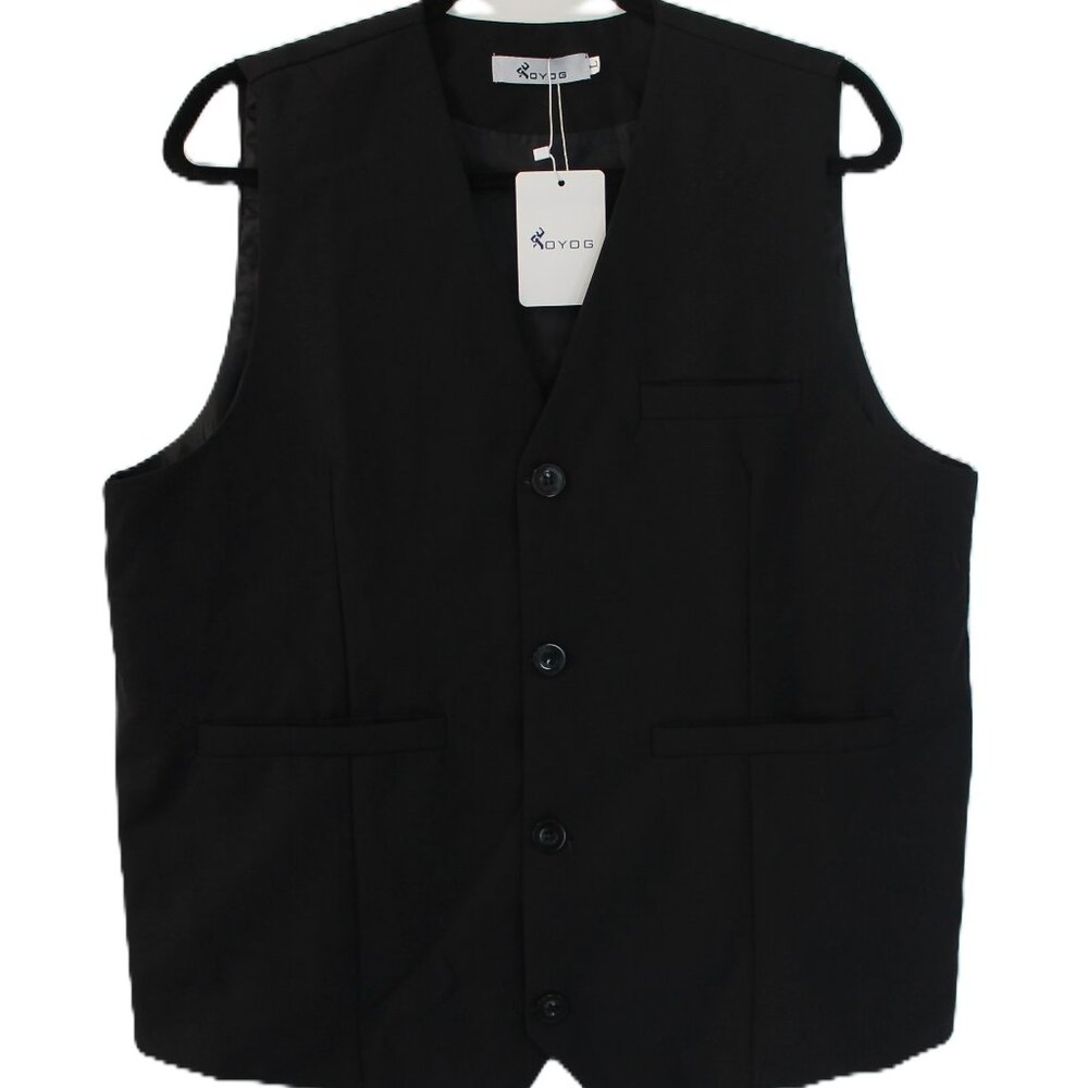 Aoyog Men's Tuxedo Vest (Adjustable)